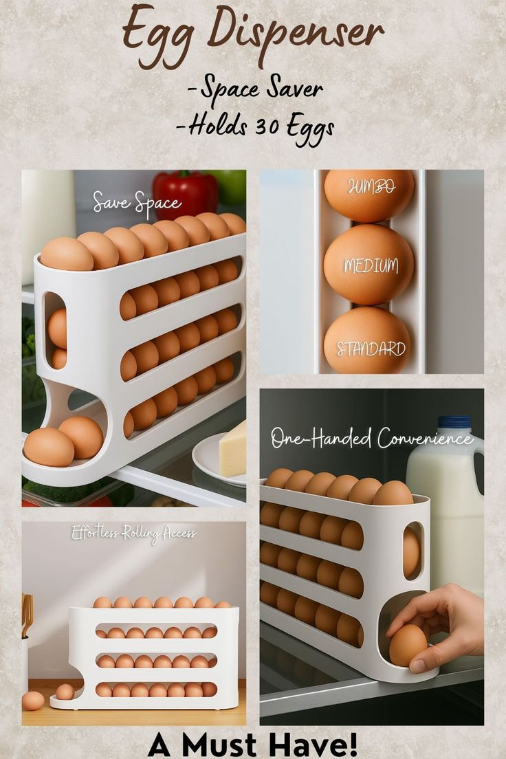 4-Tier Automatic Egg Dispenser.