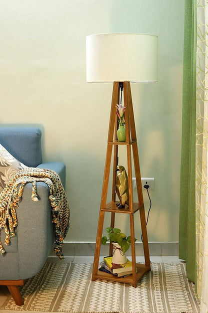 Wooden Floor lamp