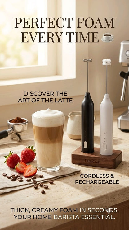 Electric Milk Frother and Coffee whisk