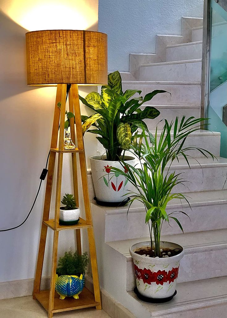 Wooden Floor lamp