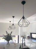 Geometric Pendant Hanging Light Holder ( Without Bulb )