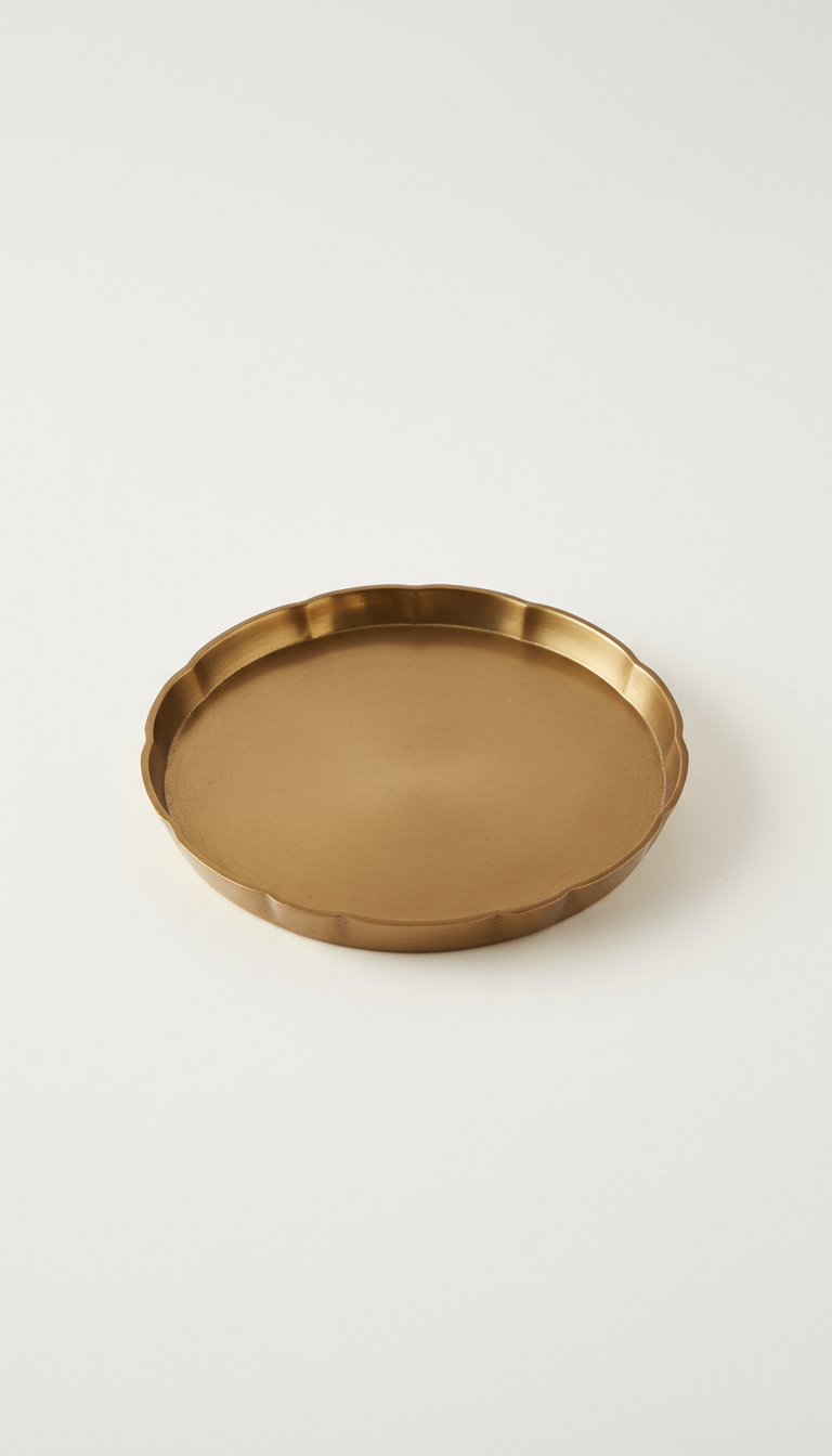 Solid Brass Display Tray