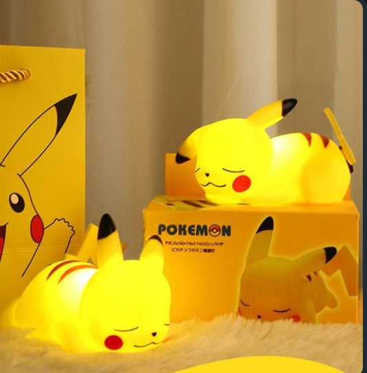 Cute Sleeping Pikachu LED Night Light