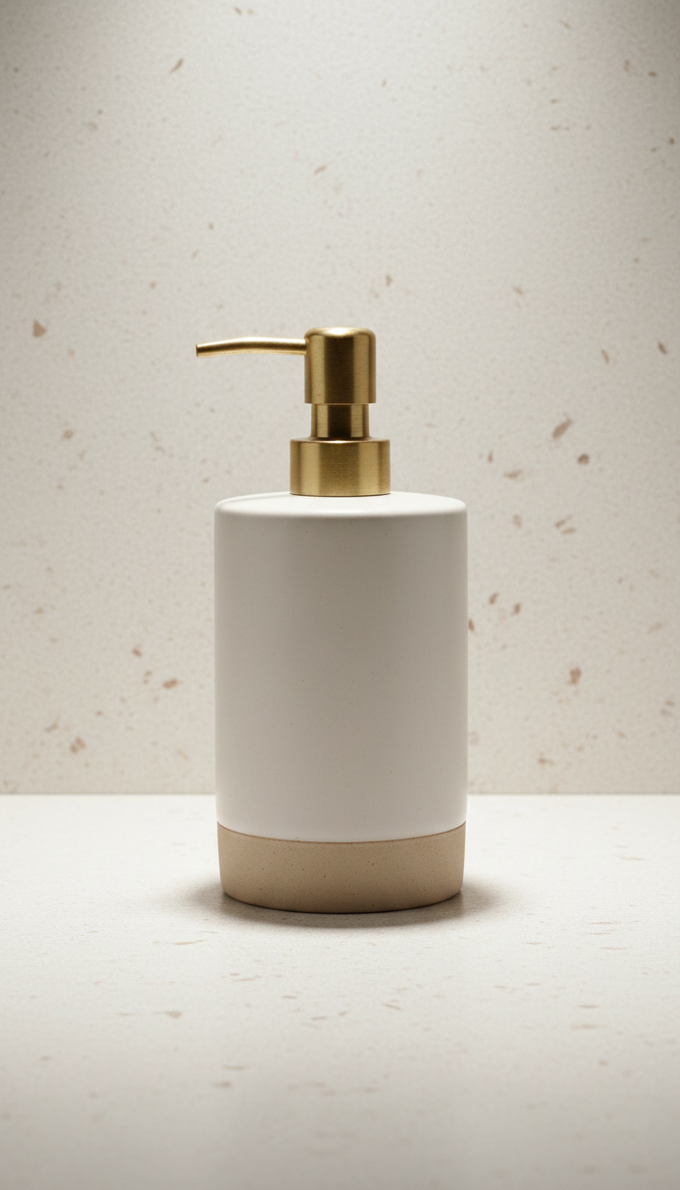 Matte Ceramic Soap Dispenser