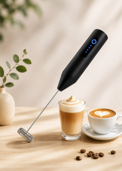 Electric Milk Frother and Coffee whisk