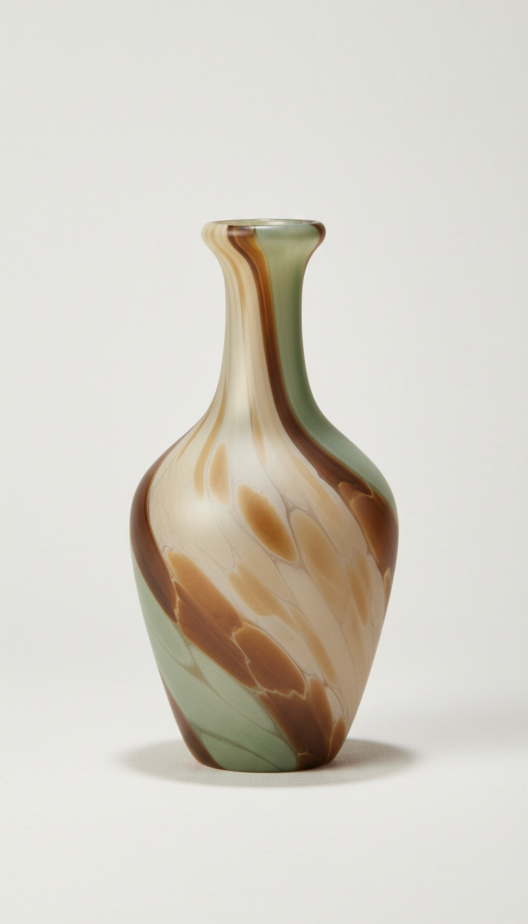 Hand-Blown Glass Vase