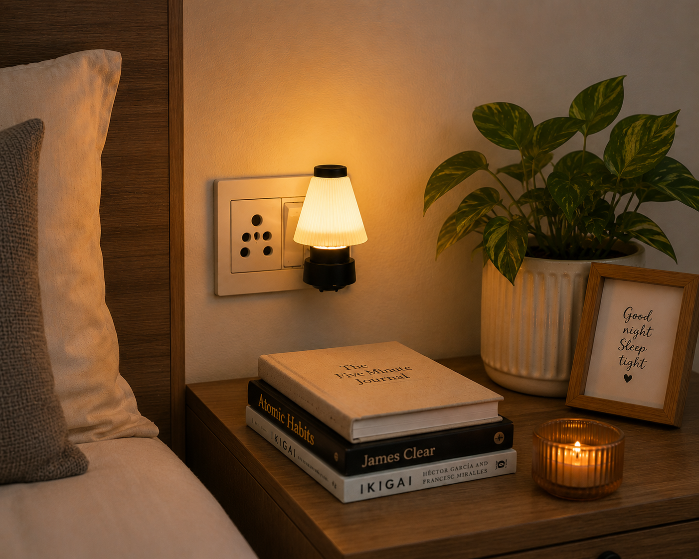 Mini Umbrella shape night lamp (Pack of 2 )